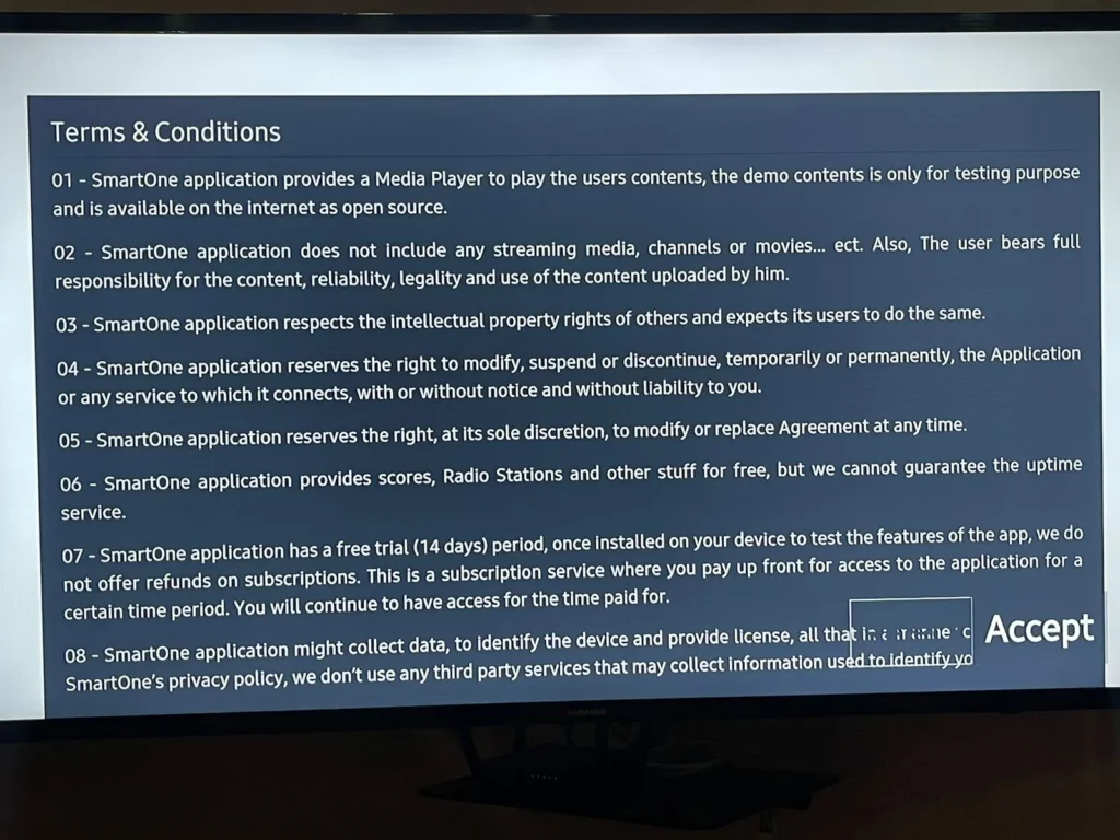SmartONE IPTV